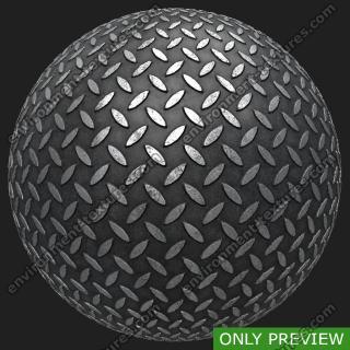 PBR metal floor industrial texture 0001